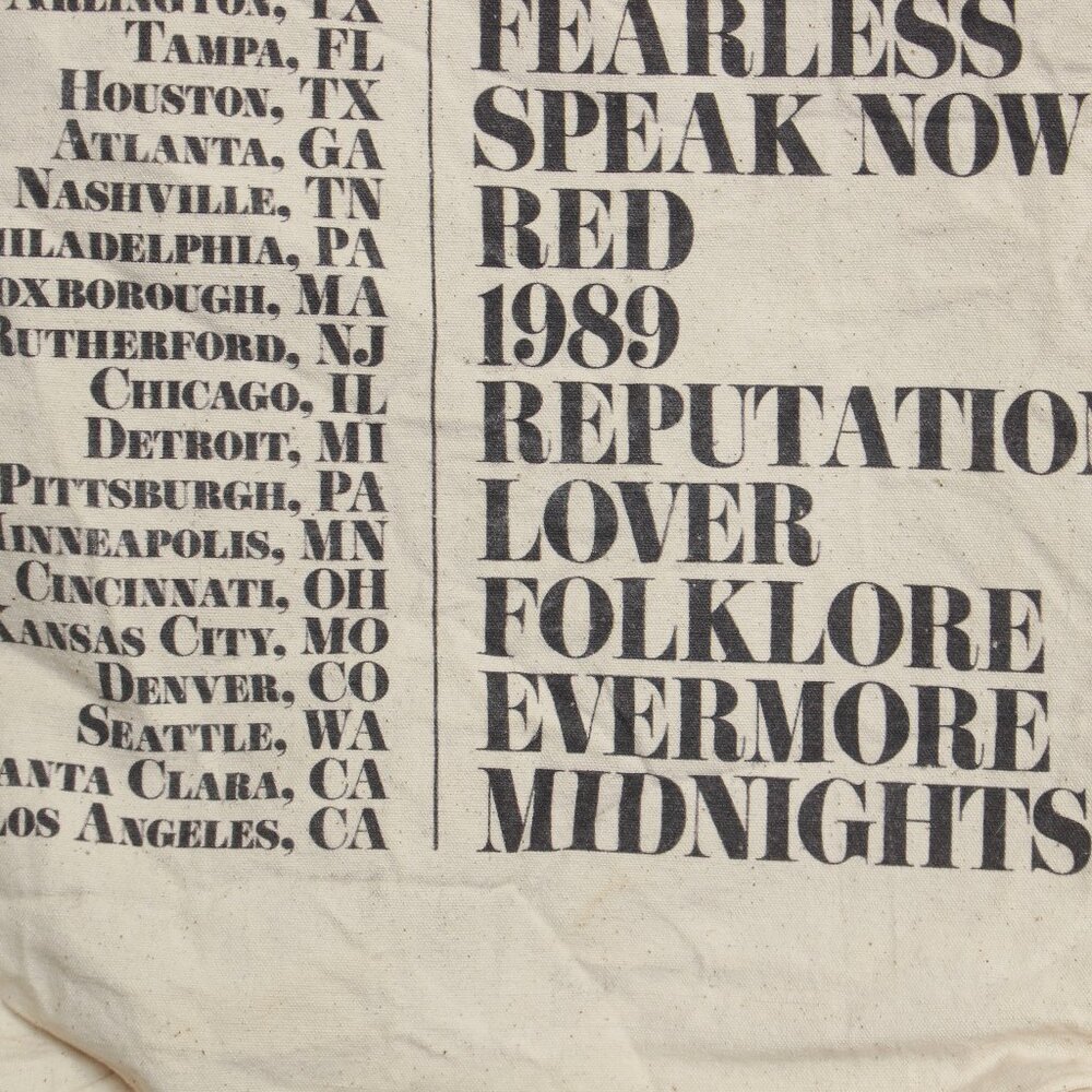 Taylor Swift Eras Tour Tote Bag - Picture 6 of 9
